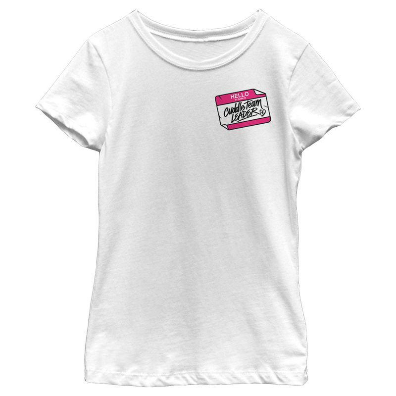 Girl's Fortnite Cuddle Name Tag T-Shirt, 1 of 6