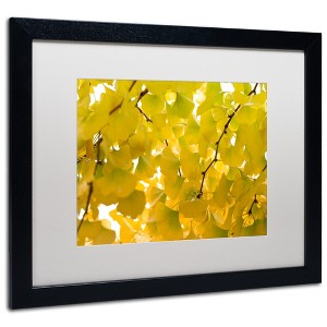 Trademark Fine Art -Philippe Sainte-Laudy 'Yellow Autumn' Matted Framed Art - 1 of 4