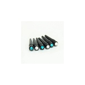 Swarovski Austrian Crystal Cribbage Pegs in Assorted Colors - Set of 6 Black Metal Pegs Included - 1 of 3
