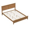 Queen Size Platform Bed with Sturdy Wooden Slats Support - 4 of 4
