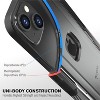 Vena vArmor Rugged Case for Apple iPhone 15 Plus, iPhone 14 Plus Military Grade Drop Protection with Belt Clip Holster Kickstand - Space Gray - 4 of 4