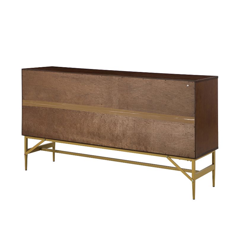 Rudy 65'' Wide Modern Buffet Cabinet Sideboard with Metal Legs| KARAT HOME, 5 of 11