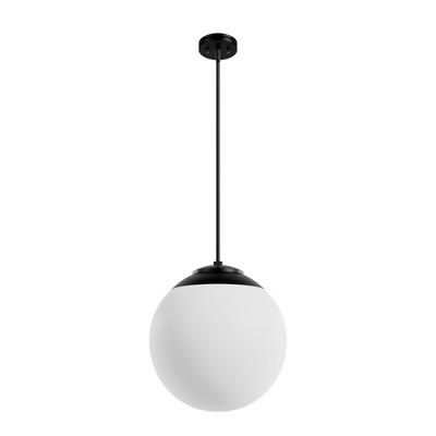 16" 3-Light Hepburn Cased White Glass Pendant Ceiling Light Fixture - Hunter Fan