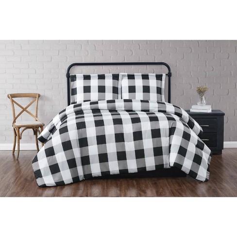 Truly Soft Everyday Buffalo Plaid Duvet Cover Set Target