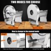 ODK Electric Vegetable Fruit Slicer, Commercial Vegetable Fruit Slicer 0-0.4'' Thickness Adjustable, Stainless Steel Potato Onion Cutter Shredder - 3 of 4