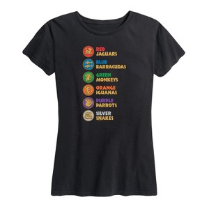 Women's - Legends of the Hidden Temple - Team Names Short Sleeve Graphic T-Shirt - 1 of 4