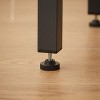 Hooseng Industrial Counter Height Pub Set for 4 Dining Table Set, Tall Dining with 3 PU Leather Chairs, Bar Table Set for 3 with MDF and Metal Frame - 3 of 4