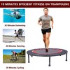 Jump Into Fun 40'' Fitness Tranpoline for Adults, Foldable Mini Rebounder Tranpoline, 330LBS Capacity Low-Impact Indoor Ourdoor Exercise Equipment - 4 of 4