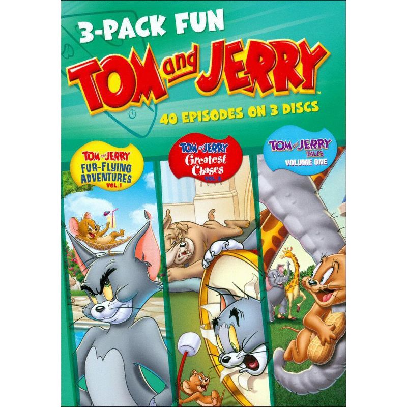 Tom and Jerry: 3-Pack Fun (DVD), 1 of 2