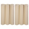 PiccoCasa Window Rod Pocket Valance Thermal Insulated Curtain Panels 2Pcs - 4 of 4