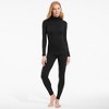 Lands' End Women's Baselayer Cozy Thermaskin Turtleneck Top - 4 of 4