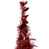 Northlight 4' Pre-Lit Red Pop-Up Tinsel Christmas Tree, Clear Lights - 4 of 4