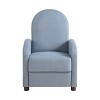 Relax-A-Lounger Lilly Pushback Recliner Woven Blue - 3 of 4