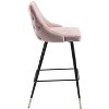 Zuo Piccolo Barstool Pink - 4 of 4