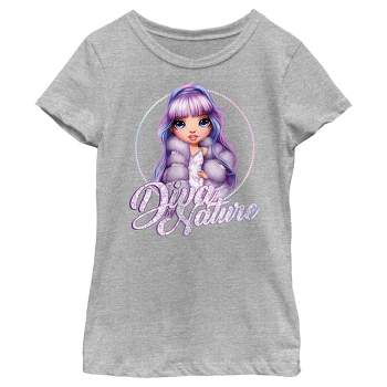 Girl's Rainbow High Violet Diva by Nature T-Shirt