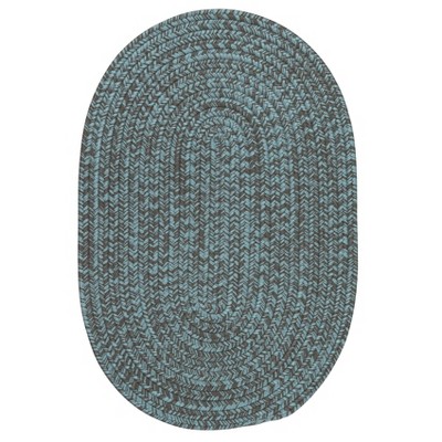 Colonial Mills Laffite Tweed - Blue Gray 5x7 Oval Rug Indoor/Outdoor 100% Polypropylene