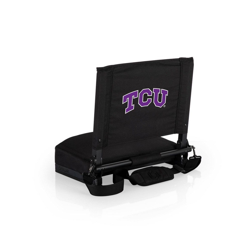 NCAA TCU Horned Frogs Stadium Seat Cushion with Back Support