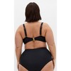 Women's Plus Size Maui Underwire Bikini Top - black | CITY CHIC - 2 of 4
