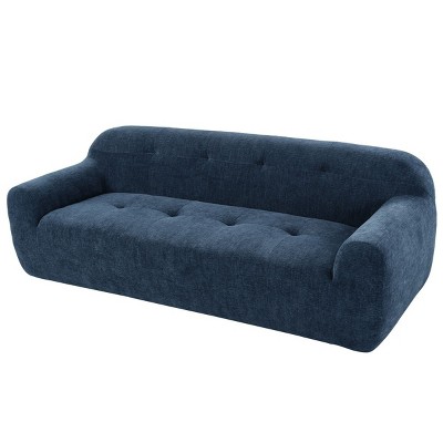 Modern 3 Seat Chenille Fabric Upholstered Sofa Couch,American Traditional Couch,85" Plush Lounge Sofa for Living Room Apartment-Cuddlewood