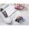 Elerevyo Halloween Glitter Shiny Metallic Shoelaces, Colorful Sequin Sparkling Flat Shoes Laces for Sneakers 1 Pair - 4 of 4