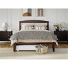 AFI Furnishings Warren Platform Bed F with T Trundle AW - 3 of 4