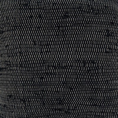 Black Chindi Square Throw Pillow with Down Filling