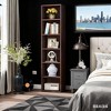 Gulches 70.9" Corner Bookcase, Modern 6-Tier Narrow Cube Display Shelves - 4 of 4