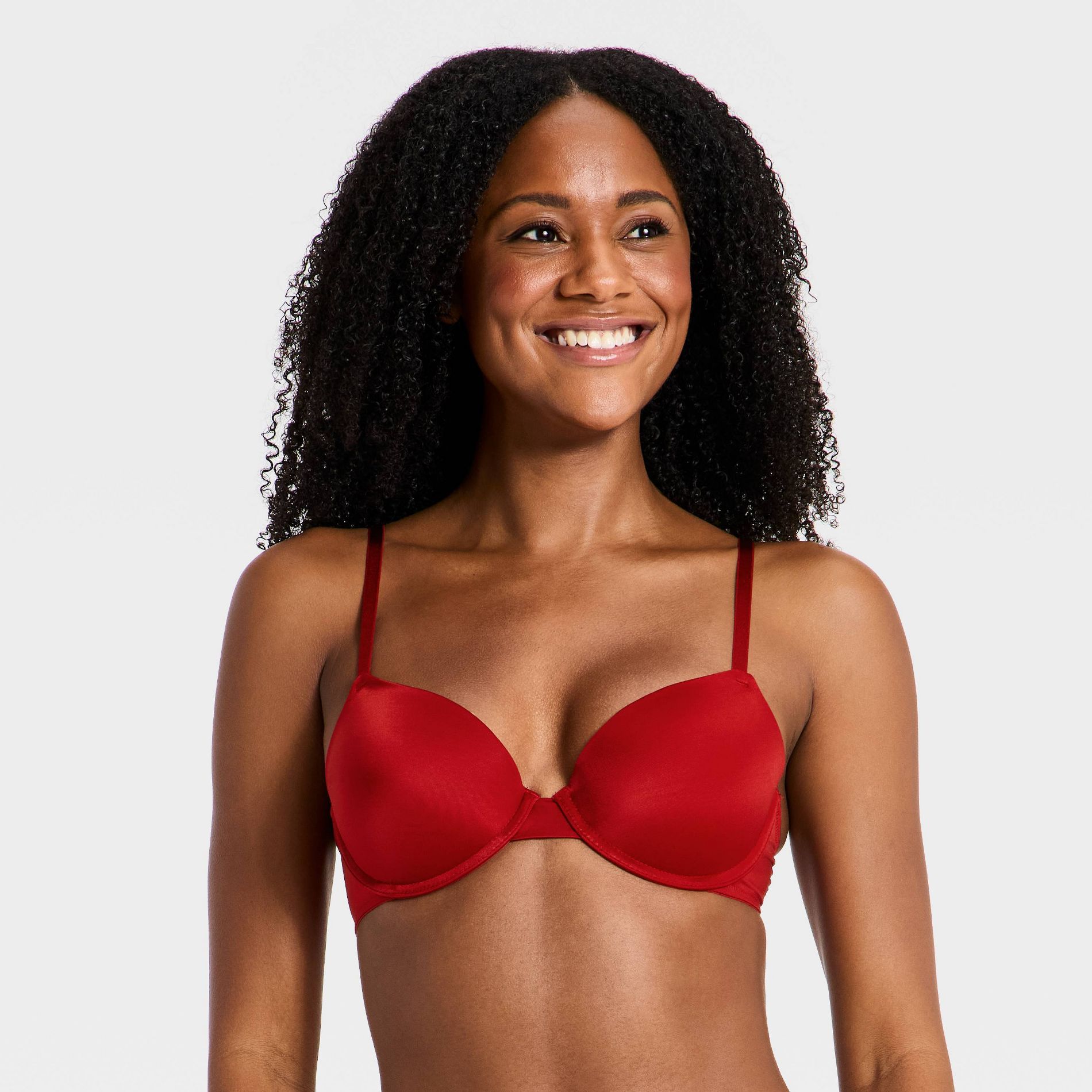 Women's Luxe Stretch Comfort Wire Demi Bra - Auden™ Red 32DDD