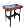 3 in 1 Multi Game Table,48-in Combination Game Table with Pool, Glide Hockey, and Table Tennis for Home, Game Room, Adult Kids Gifts - 3 of 4