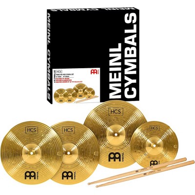 Meinl MEINL HCS Cymbal Pack with FREE Splash, Sticks, and Lessons