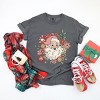 Simply Sage Market Floral Santa Garment Dyed Tee - 3 of 4