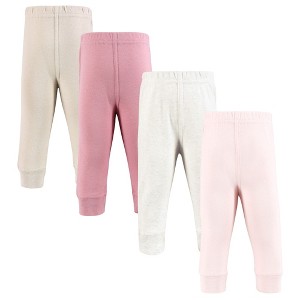 Hudson Baby Girls Cotton Pants and Leggings, Mauve Neutral - 1 of 4