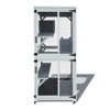 FURNIinspire Outdoor Cat Enclosure, Cat House on Wheels with Napping House, Kitty Cat Condo Cage Shelter Playpen with Sliding Doors, 30.7"*30.7"*71" - 4 of 4