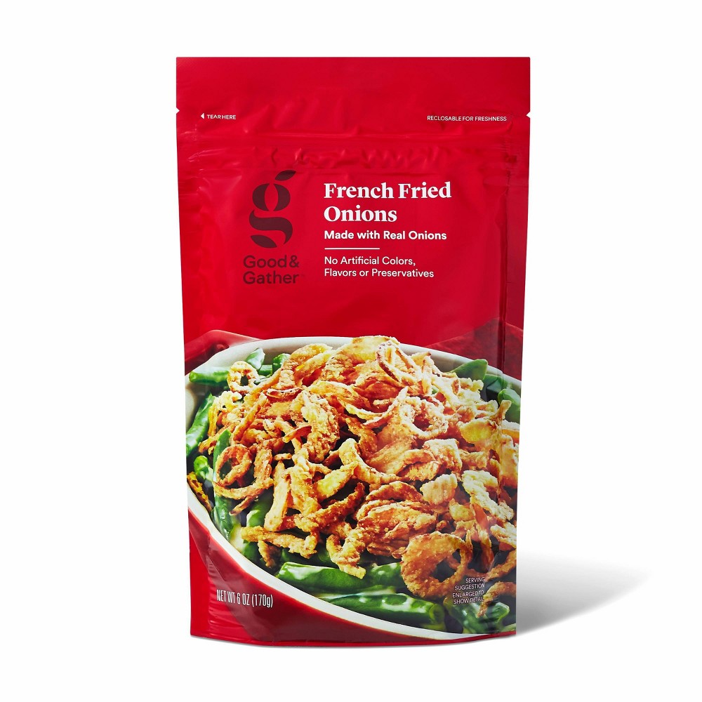 07/11/2025 (Case Of 12 Pack)French Fried Onions - 6oz - Good & Gather™