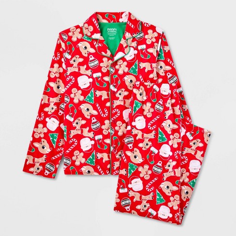 Kids Rudolph The Red nosed Reindeer Christmas 2pc Pajama Set Red Target