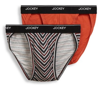 Jockey Men Men S Elance String Bikini - 2 Pack M Fantastic Stripe/toro :  Target