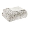Sapphtopaz 66"x90" Reversible Faux Fur-Mink Blanket, Luxuriously Soft Throw Blanket for Bed, Oeko-Tex Certified Fleece Blankets, Twin Size Blanket - 3 of 3