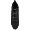 Journee Womens Baylor Lace Up Stacked Heel Booties - 4 of 4