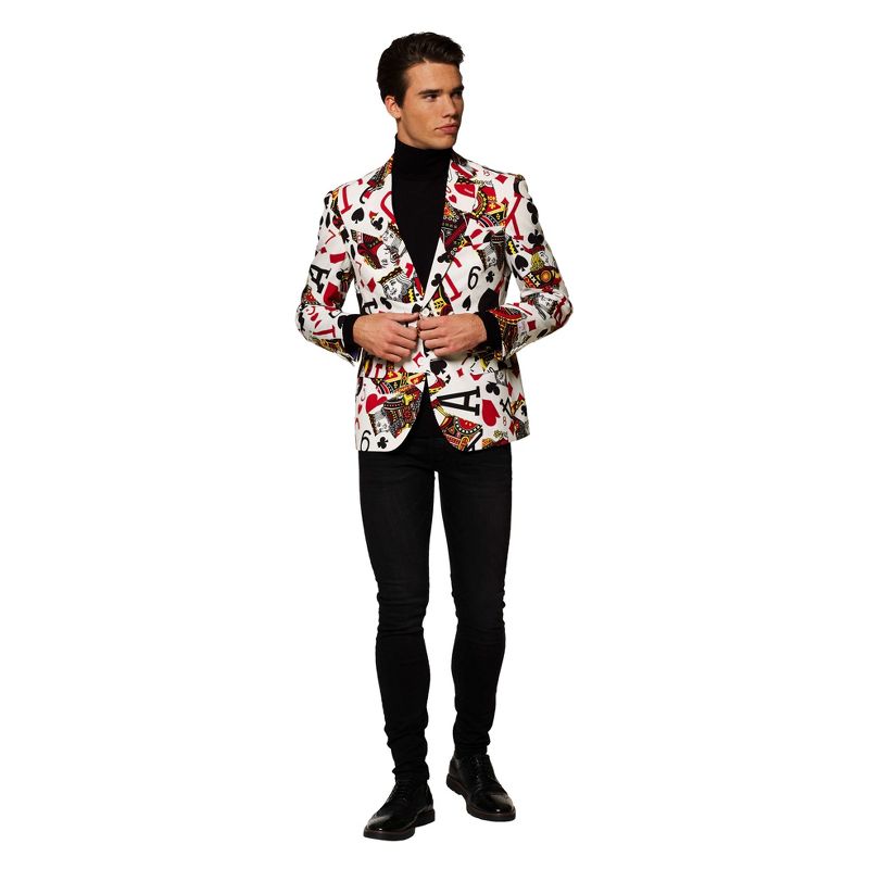 OppoSuits - Printed Theme Party Men's Blazers, 3 of 6