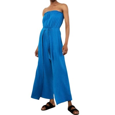 Women's Bandeau Tetra Jumpsuit - APRICOT