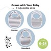 KeaBabies 8pk Organic Baby Bibs for Boy, Baby Drool Bib for Toddler Boys, Girls, Newborn Baby Teething Bibs - 4 of 4