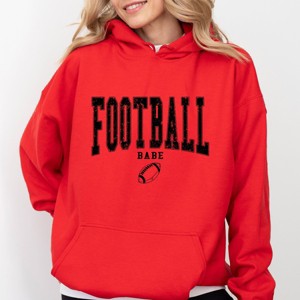 Simply Sage Market Varsity Football Babe Hoodie - 1 of 3