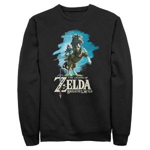 Mens Nintendo Legend of Zelda Breath of the Wild Link Epona Sweatshirt - 1 of 4
