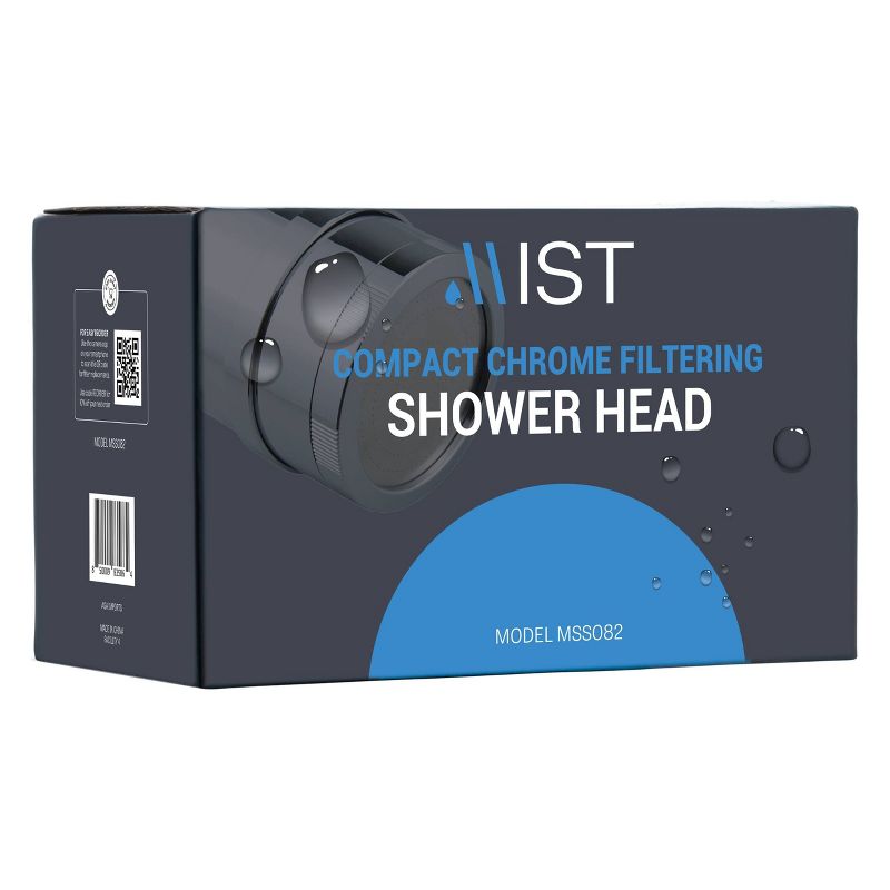 Water Softening 15 Stage Filtration Compact Shower Head with Replaceable Filter - Mist, 5 of 7