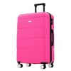 KWPZQEB Luggage 3 Piece Set, Suitcase Spinner Hardshell Lightweight with Handle Password Lock, 20"+24"+28" Luggages - 4 of 4