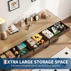 71 Inch Dog Crate Furniture for 2 Rooms, Wooden Double Crate Large Breed with Door, Dog Kennel Indoor - 3 of 4