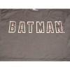 Gold Batman Block Letter Logo Men's Black T-shirt - 2 of 3