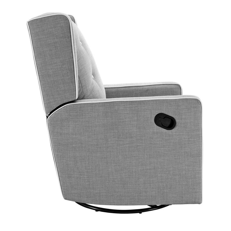 Baby Relax Shirley Swivel Glider Recliner Chair, 5 of 8