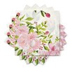 Blue Panda BLUE PANDA 150 Pack Pink Floral Paper Napkins, 13x13”, For Bridal Shower, Birthday, Spring Tea Party - 3 of 4