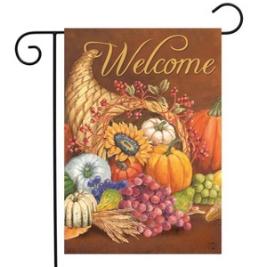 Briarwood Lane Fall Garden Flag 12x18 For Outdoor Cornucopia Welcome For Fall Garden Flag Flags For Outside - 1 of 4